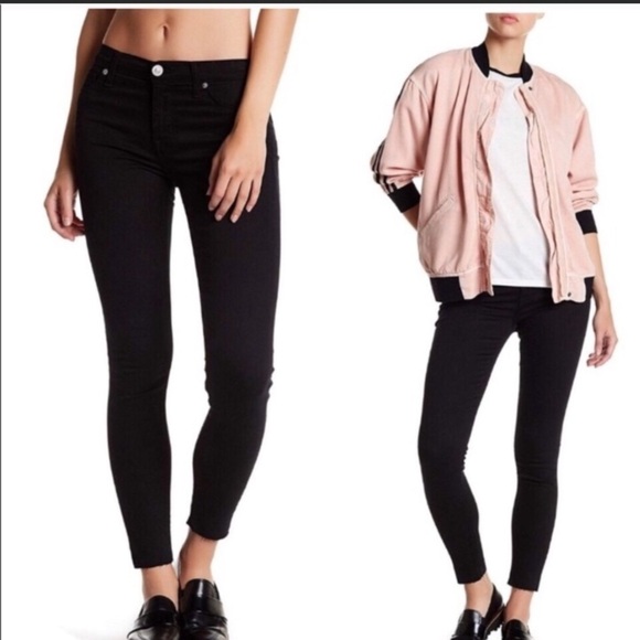 25. Hudson Natalie Midrise Super Skinny Ankle Jeans - Picture 3 of 16